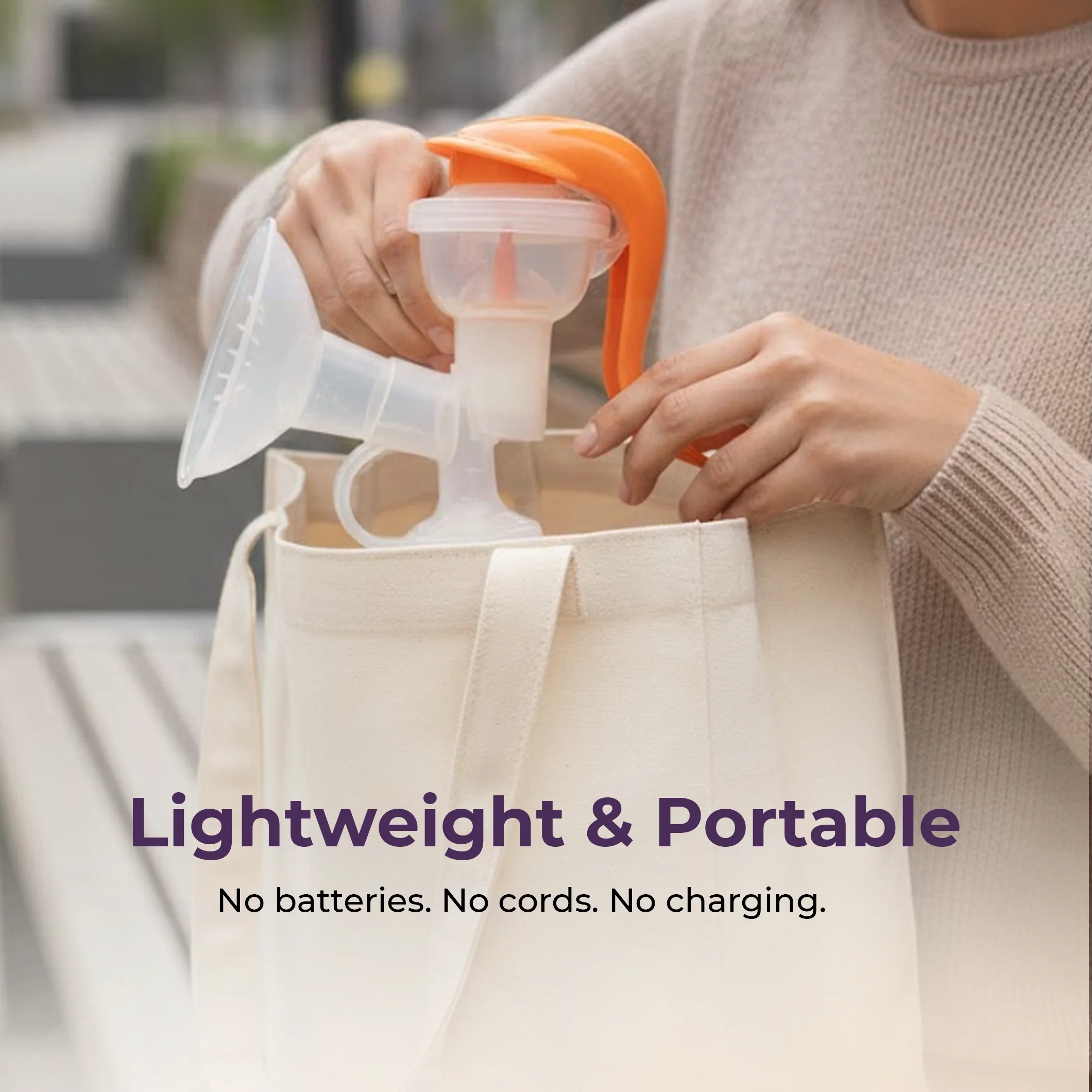 One-Hand Manual Breast Pump - Image 6